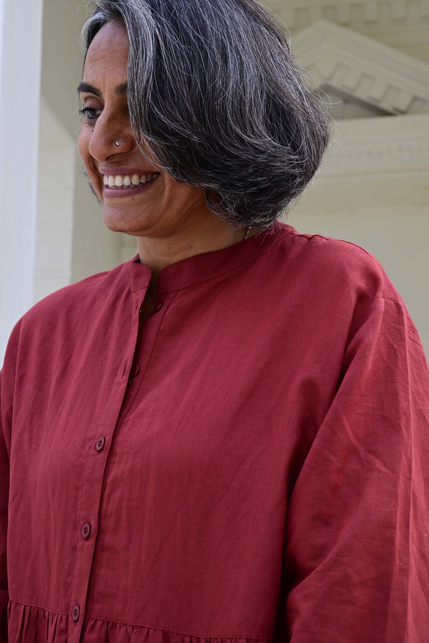 PRE-ORDER: Betty Blouse in 'Rust'