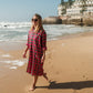Shirt Dress in 'Splash of Orange'