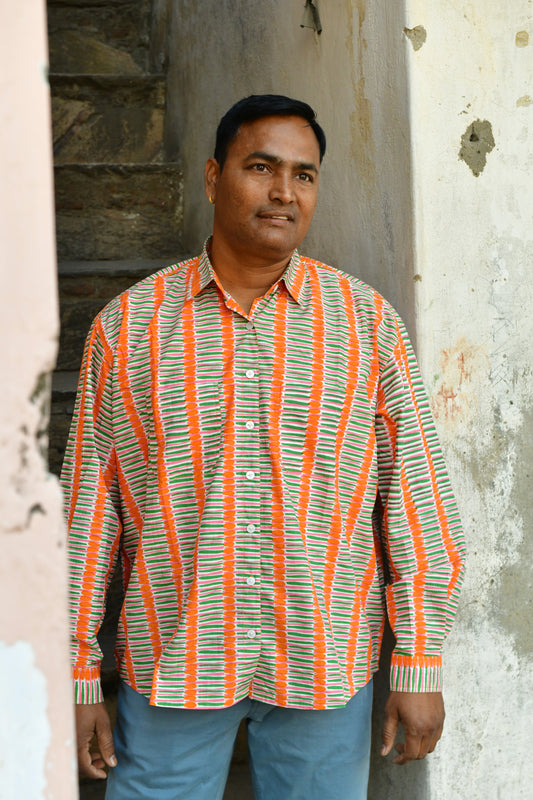 Kit Shirt in 'White Tulip'
