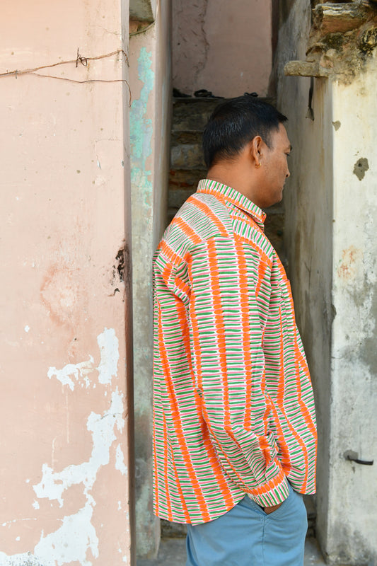 Kit Shirt in 'White Tulip'