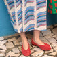 Pre-Order: Terracotta Suede Ballet Flat