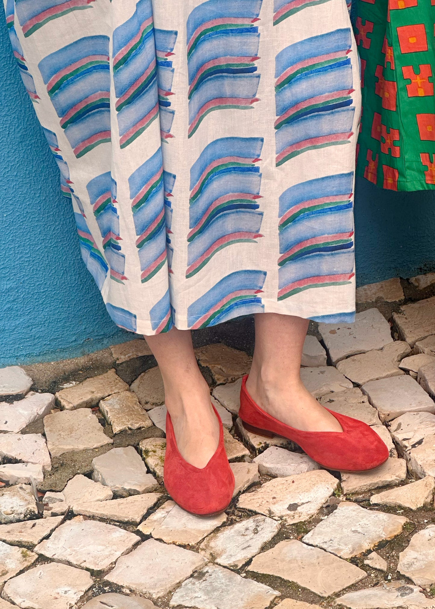 Pre-Order: Terracotta Suede Ballet Flat