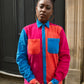 Cord shirt, Corduroy shirt, colourful shirt, patchwork shirt, patchwork trousers, colourful cord trousers, colourful corduroy trousers, patchwork cord, colourful trousers