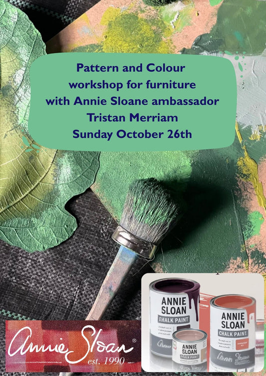 Pattern & Colour Workshop with Tristan Merriam of Doghead Designs and Annie Sloan brand ambassador