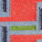 Mini Handwoven Cotton Dhurrie Rug in 'Up & Down'