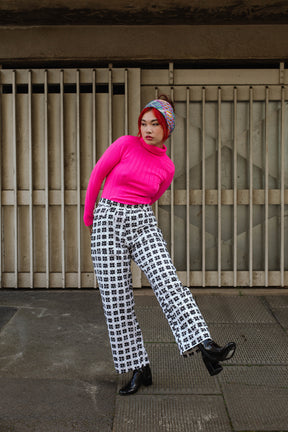 Utility trousers in 'Bric a Brac' print