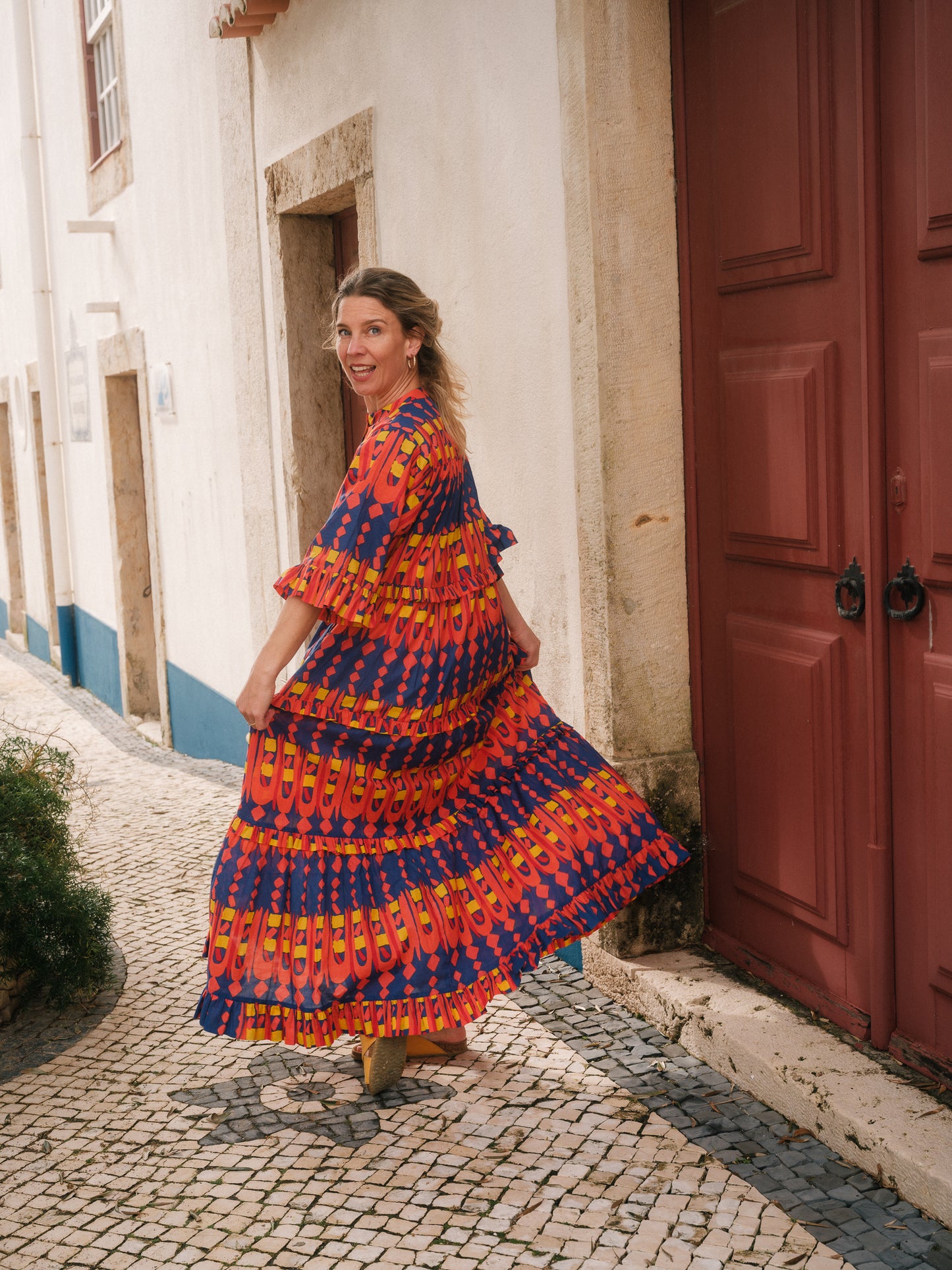 Frida Dress in 'Waterfall'