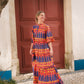 Frida Dress in 'Waterfall'