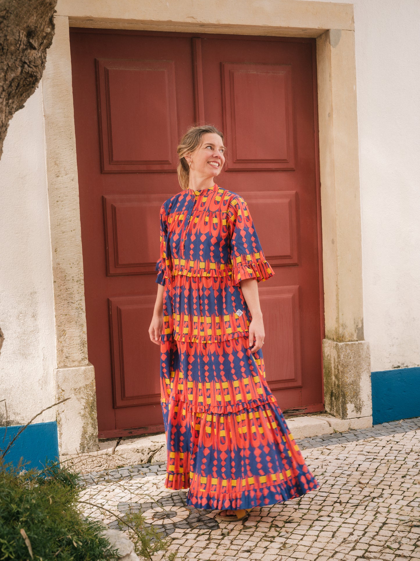 Frida Dress in 'Waterfall'