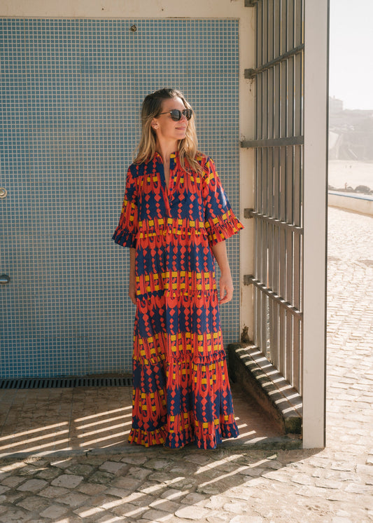 Frida Dress in 'Waterfall'