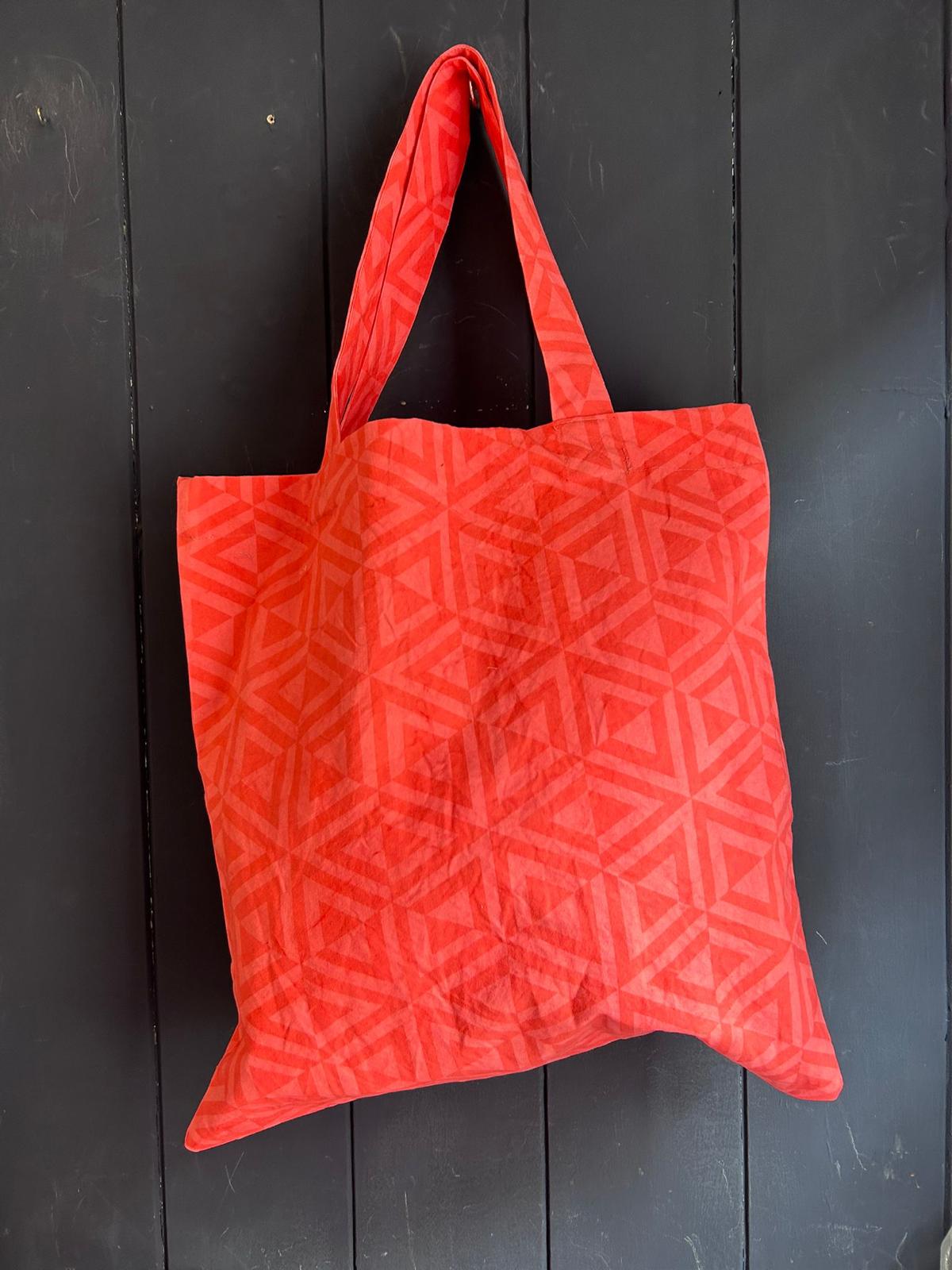 Giant Tote Bag in 'Pink Honeycomb'