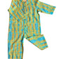 Kid's Playsuit in 'Turquoise Flamingo'