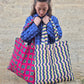 Giant Tote Bag in 'Distant Dream' Canvas
