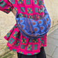 Cross Body Bag in Burgundy Bead