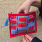 Quilted Pouch 'Up and Down'