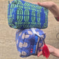 Quilted Make-up Bag  'Red Bead'