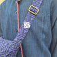 Cross Body Bag in Purple Honeycomb