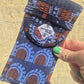 Quilted Glasses Case - Burgundy Bead