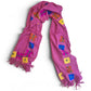 Wool Shawl in 'Pink Bric a Brac'
