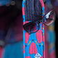 Quilted Glasses Case - Blue Honey Heart