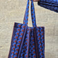 Giant Tote Bag in 'Burgundy Bead' Cotton