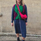 Cross Body Bag in Hot pink bric a brac