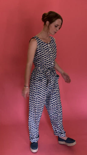 Andy Dungarees in 'Firework' Print