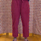 Cord Trouser 'Plum'