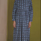 Jessie Dress in 'Indigo Chess Set'