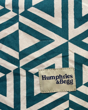 Giant Tote Bag in 'Teal Honeycomb'