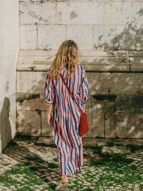 Beachy gown in Beach Stripe