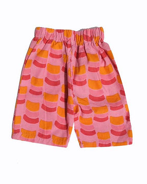 Kid's Trousers in 'Citrus Segment' 0-6 years