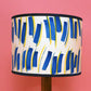 Hand painted lamp in Top and Tail by Claire Cartwright Studio-Humphries and Begg