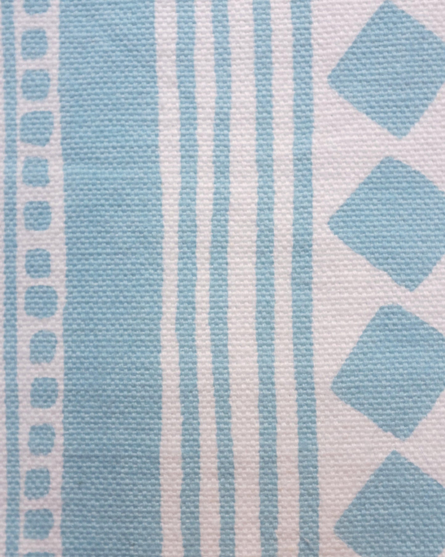 Fabric - Cotton - Cabaret Stripe - Aquamarine £25 p/m-Humphries and Begg