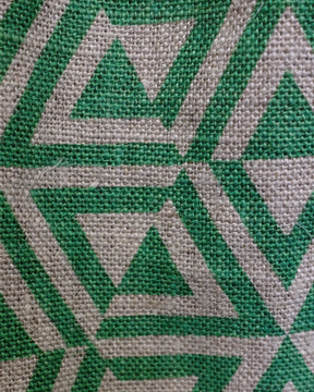 Fabric - Linen - Honeycomb in Emerald £32 p/m-Humphries and Begg