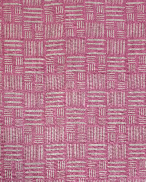 Fabric - Linen - Hash in Raspberry Hash £32 p/m-Humphries and Begg