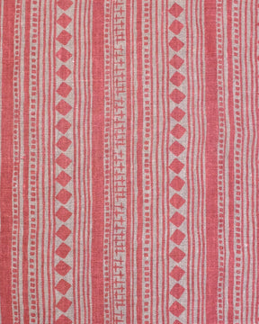 Fabric - Linen - Cabaret Stripe in Rose £32 p/m-Humphries and Begg