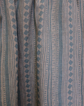 Fabric - Linen - Cabaret Stripe in Aquamarine £32 p/m-Humphries and Begg