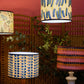 Hand painted lamp in Top and Tail by Claire Cartwright Studio-Humphries and Begg