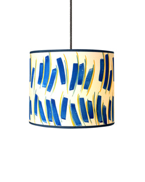 Hand painted lamp in Top and Tail by Claire Cartwright Studio-Humphries and Begg