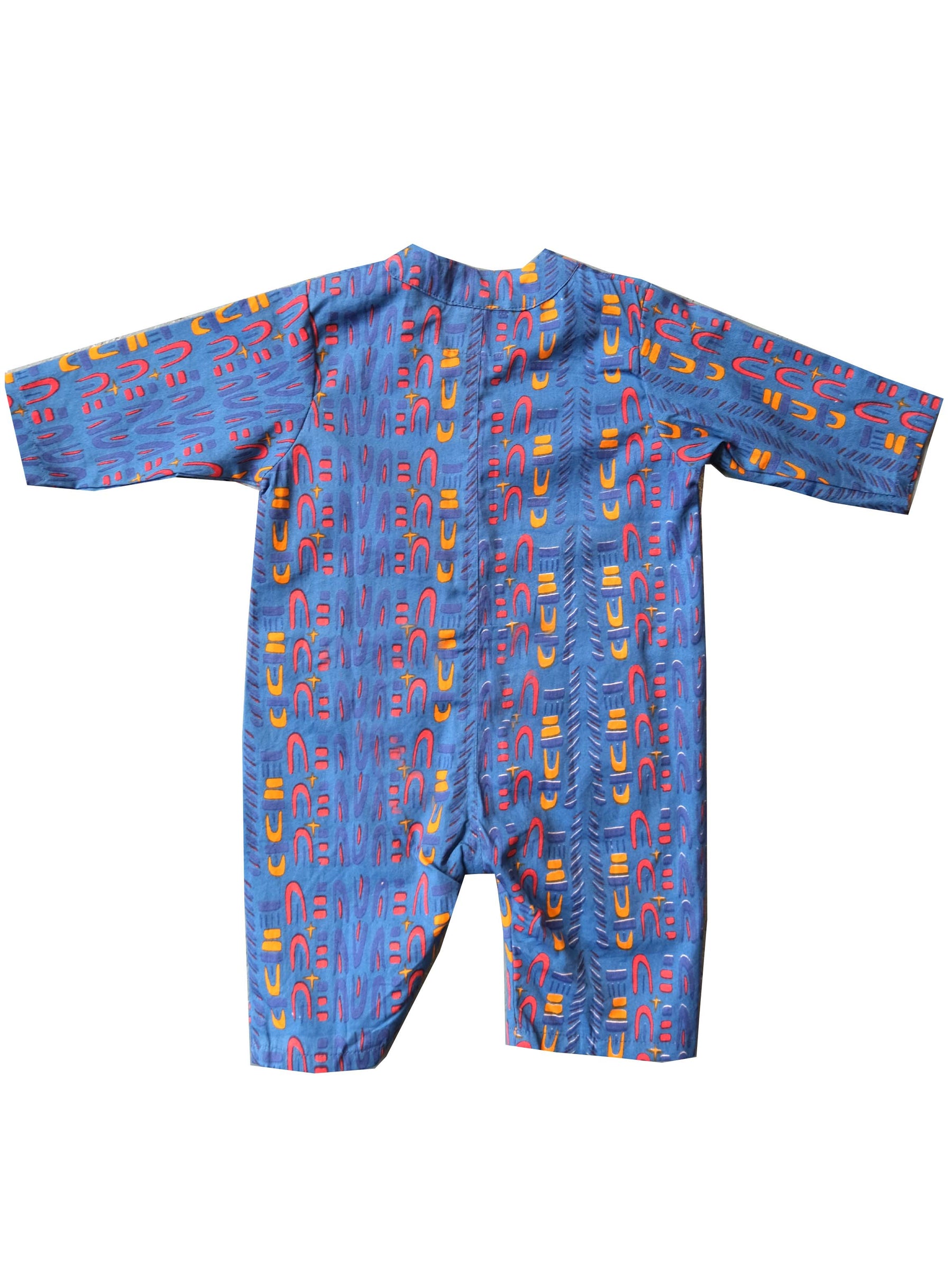 Kids Playsuit in 'Blue Skydive' 0-6yrs