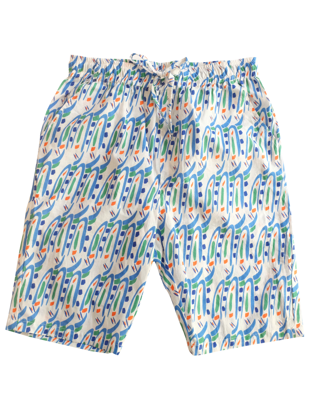 Kids shorts lightweight organic cotton in Hungry Bugs 2 - 12 yrs-Humphries and Begg