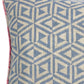 Small piped grey honeycomb linen cushion 45 x 45cm-Humphries and Begg