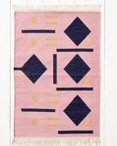 Diamond Rug - Handwoven cotton dhurrie-Humphries and Begg