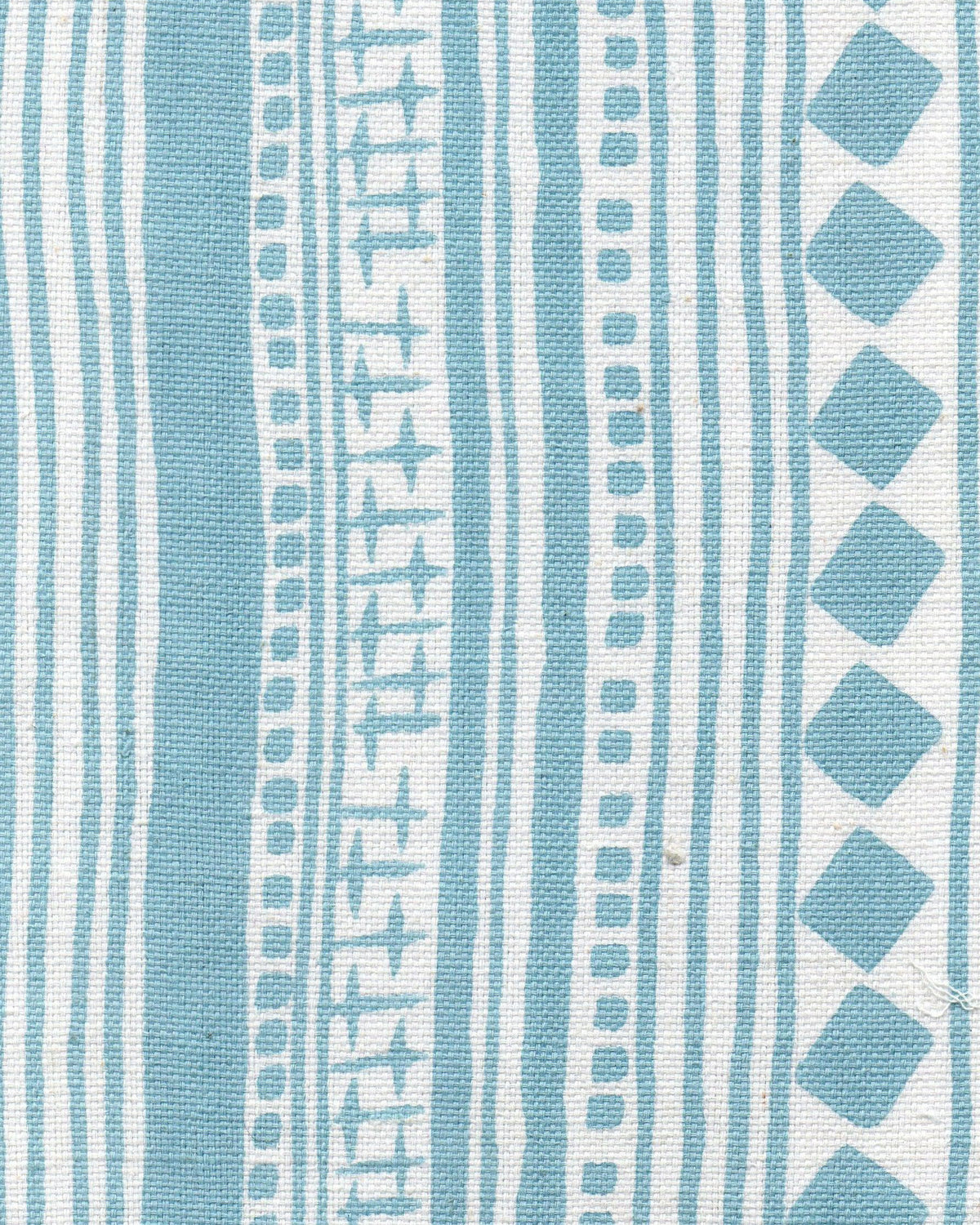 Fabric - Cotton - Cabaret Stripe - Aquamarine £25 p/m-Humphries and Begg