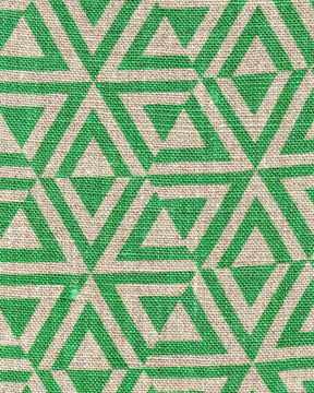 Fabric - Linen - Honeycomb in Emerald £32 p/m-Humphries and Begg