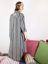 Organic Cotton Night shirt in Black Cabaret-Humphries and Begg